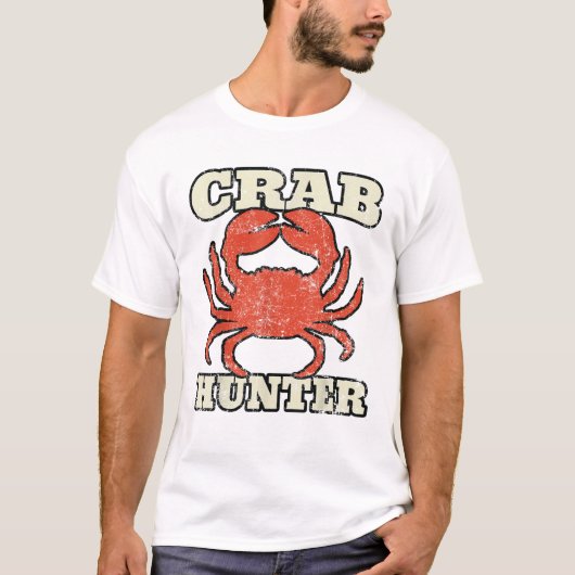Krabbenjäger Meeresfrüchte Jagd T-Shirt (Vorderseite)