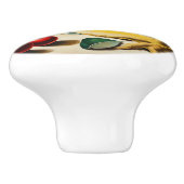 Krabbenknochen an Strand Keramik Keramikknauf (Seitenansicht)