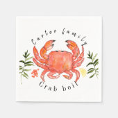 Krabbenkohlhaus Party Serviette (Vorderseite)