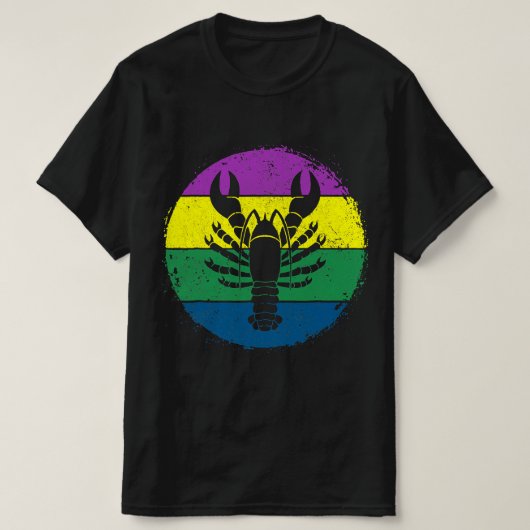 Krabbenkrebse Silhouette Mardi gras masqu T-Shirt (Design vorne)