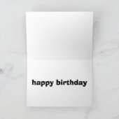 Krabbenküchlein-Geburtstags-Karte Karte (Innenseite)