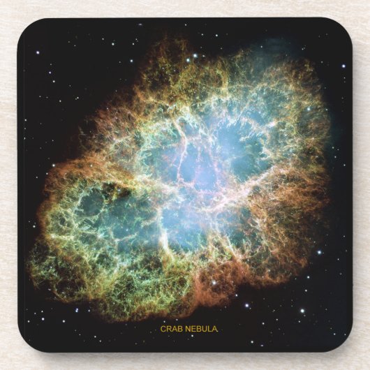 Krabbennebel Getränkeuntersetzer (Vorderseite)