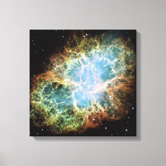 Krabbennebel - Hubble Telescope Leinwanddruck (Vorderseite)