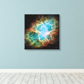 Krabbennebel - Hubble Telescope Leinwanddruck (Insitu (Holzboden))