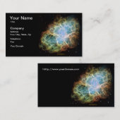 Krabbennebel Visitenkarte (Vorne/Hinten)