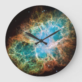 Krabbennebel-Wall-Uhr Große Wanduhr