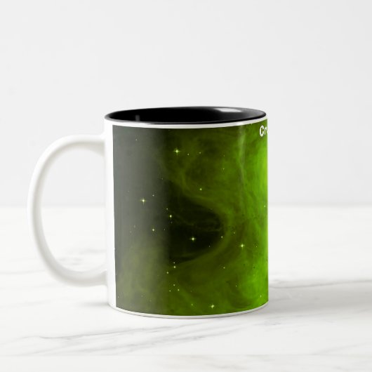 Krabbennebel Zweifarbige Tasse (Links)