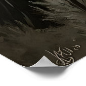 Krabbensammel-Poster Dark Academia, Gothic-Wand Poster (Ecke)