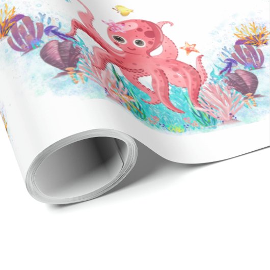 Krabbenschwanz Geschenkpapier (Rolleneckpunkt)