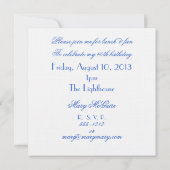 Krabbensittich Einladung (Rückseite)