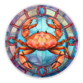 Krabbenstrände Keramikknauf (Vorderseite)