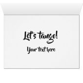 Krabbentango tanzen niedliche Vintage Sommerkrebse (Innenansicht Horizontal (Unten))