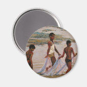 Krabbentanz Magnet (Vorderseite/Rückseite)