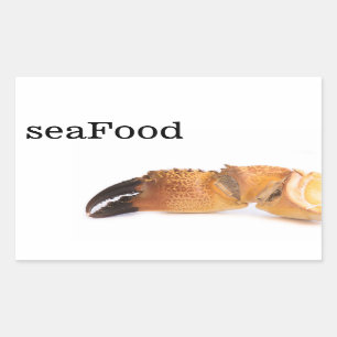 Krabbenverkleidung Rechteckiger Aufkleber