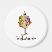 Krabbenwalzen Magnet (Vorne)