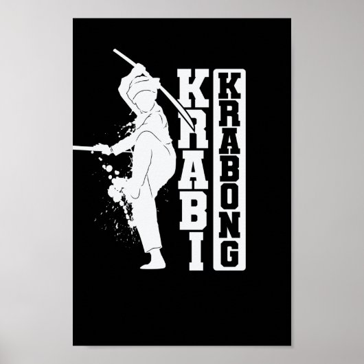 Krabi Krabong Training Kampfkunst Thailand Poster (Vorne)