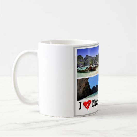 Krabi - Maya Bay - Thailand - I Liebe - Kaffeetasse (Links)
