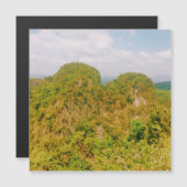 Krabi Mountains - Thailand Magnetkarte (Vorne/Hinten)