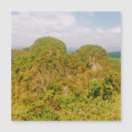 Krabi Mountains - Thailand Magnetkarte (Vorderseite)