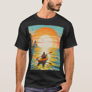 Krabi Sonnenuntergang Kayak T-Shirt