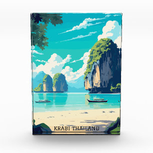 Krabi Thailand Beach Paradise Fotoblock