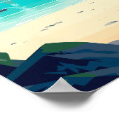 Krabi Thailand Beach Paradise Poster (Ecke)