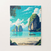 Krabi Thailand Beach Paradise Puzzle (Vertikal)
