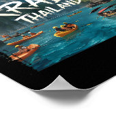 Krabi Thailand  Poster (Ecke)