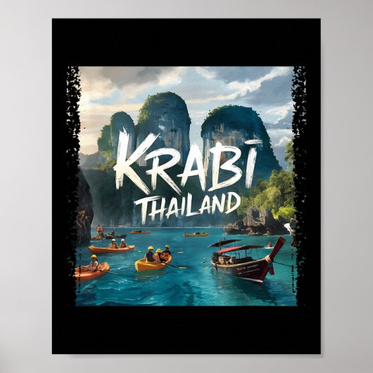 Krabi Thailand  Poster (Vorne)