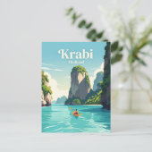 Krabi, Thailand Postkarte (Stehend Vorderseite)