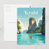 Krabi, Thailand Postkarte (Vorne/Hinten)