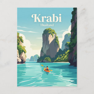 Krabi, Thailand Postkarte