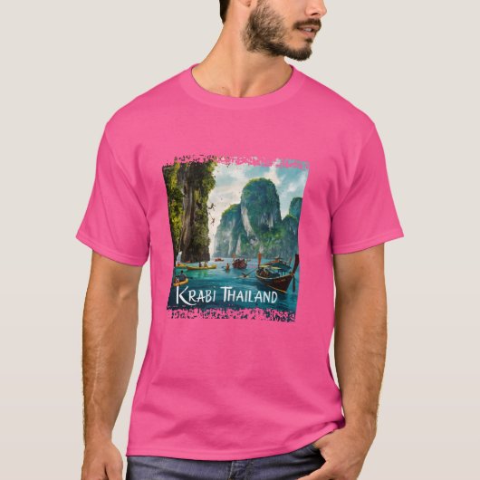 Krabi Thailand T-Shirt (Vorderseite)