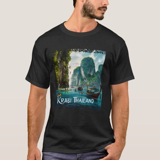 Krabi Thailand T-Shirt (Vorderseite)