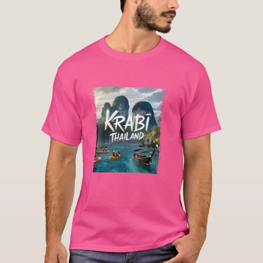 Krabi Thailand T-Shirt (Vorderseite)