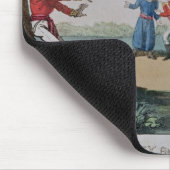 Krach, der ein Duell kämpft Mousepad (Ecke)