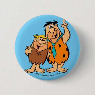 Krach-Schuttund FredFlintstone Button