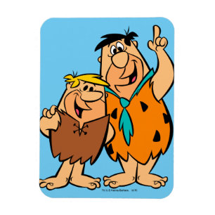 Krach-Schuttund FredFlintstone Magnet