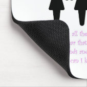 Krach und Streit Mousepad (Ecke)