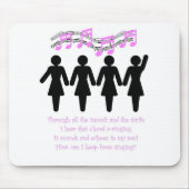 Krach und Streit Mousepad (Vorne)