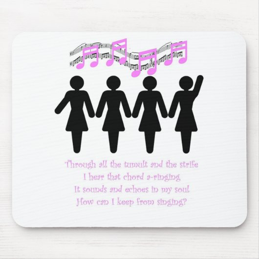 Krach und Streit Mousepad (Vorne)