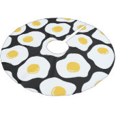 Krächtige Eier: Vintag sonderbar. Polyester Weihnachtsbaumdecke (Schrägansicht)