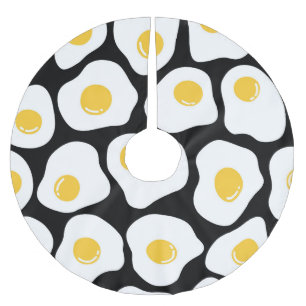 Krächtige Eier: Vintag sonderbar. Polyester Weihnachtsbaumdecke