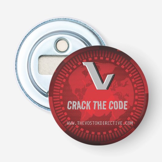 KRACKEN SIE DEN CODE - Vostok-Richtlinie Flaschenö Flaschenöffner (Vorderseite)