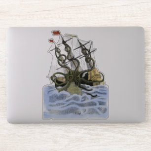 Kracken Transparent Aufkleber