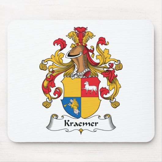 Kraemer Familienwappen Mousepad (Vorne)