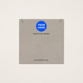 Kraft Add Logo Pendant Nekklace Square Display (Vorderseite)