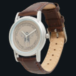 KRAFT APIARY WATCH 100% PUR DURCH Bienenhalter Armbanduhr<br><div class="desc">Simuliertes Kraft Logo mit Vintager Honigbiene. Ideal für die Werbung für Ihren Namen und Honigprodukte !</div>