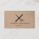 Kraft Beauty Hair Studio Beruflich Artist Visitenkarte (Vorderseite)