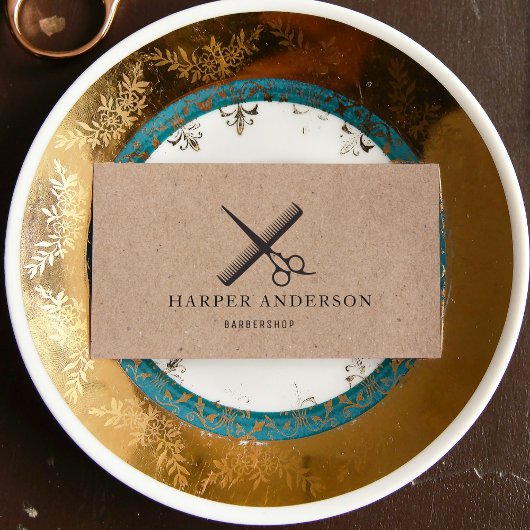 Kraft Beauty Hair Studio Beruflich Artist Visitenkarte